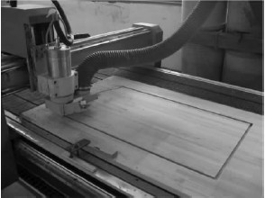 數控木工雕刻機加工實木復合門內框